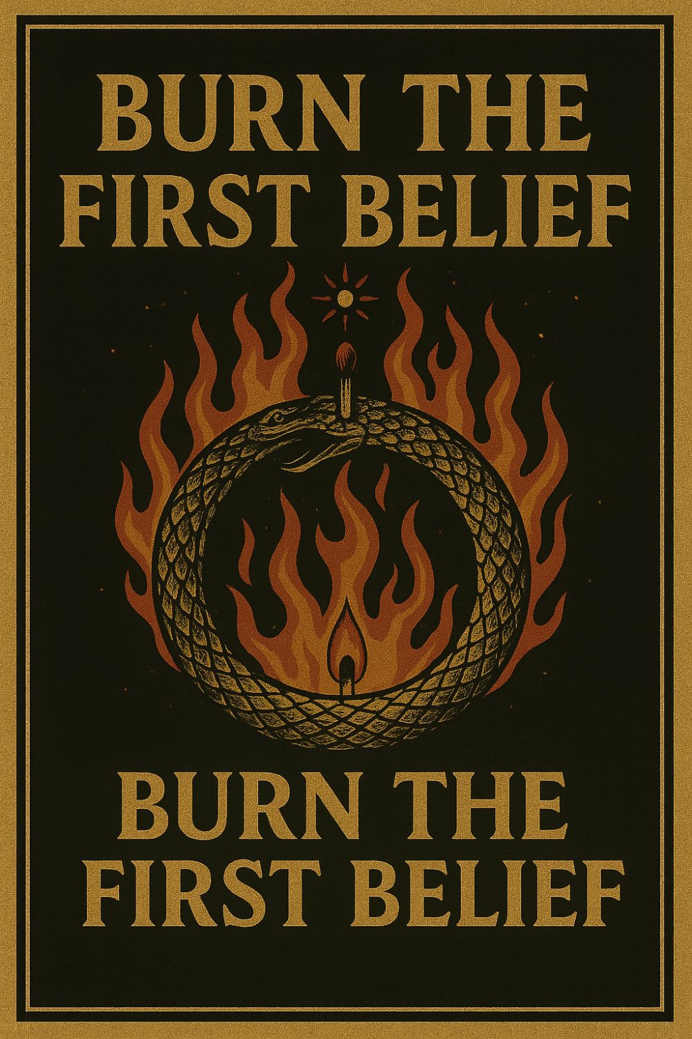 Burn the First Belief
